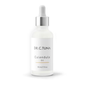 Aceite de caléndula para la cara - botella de aceite natural para piel sensible